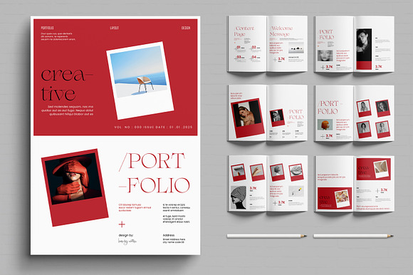 Creative Portfolio Brochure Layout preview 7