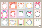 Whimsical Coquette Frames Bundle, a Decorative Illustration by marie dricot (Thumbnail 7 of 12)