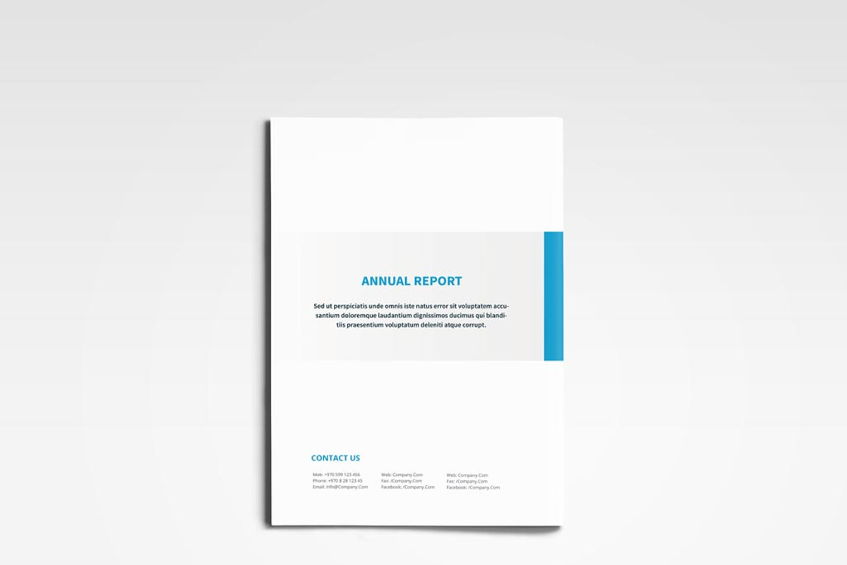 Annual Report Brochure, a Brochure Template by New Lines (Photo 14 of 14)