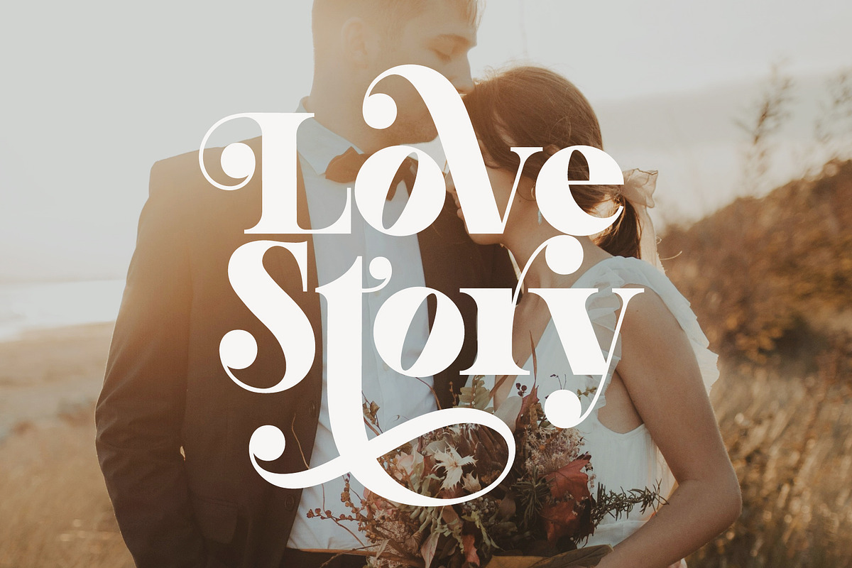 Boho Stay Pretty Swirl Serif Font, a Serif Font by Airotype (Photo 4 of 13)