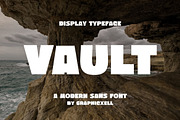 Vault  modern sans font, a Sans Serif Font by Graphicxell (Thumbnail 1 of 10)