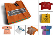 T-Shirt Mockup Set, a Shirt Mockup by GraphicsPixel (Thumbnail 1 of 9)