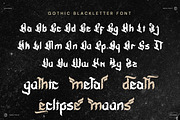 Meviat Gothic - Gothic Blackletter, a Blackletter Font by Dhabee (Thumbnail 3 of 16)