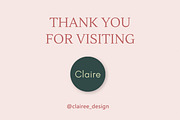 Pink Skincare Instagram Creator Kit, a Social Media Template by Clairee Design Studio (Thumbnail 7 of 7)