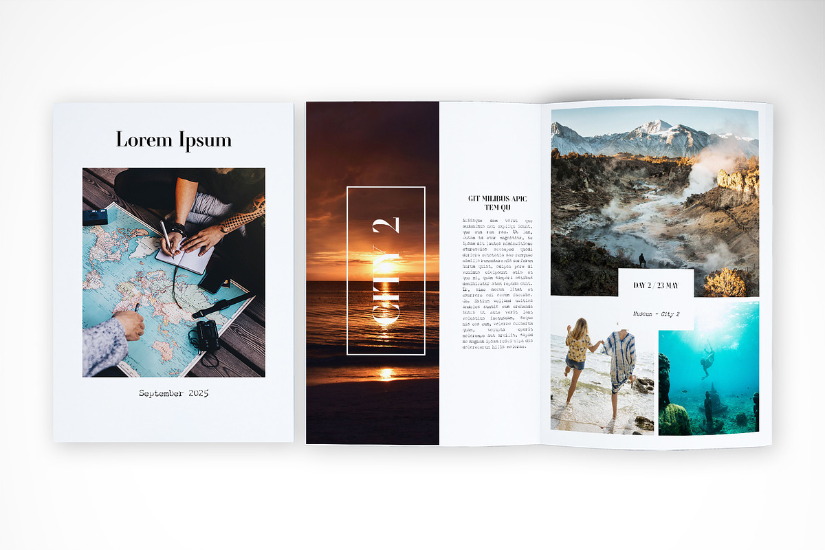 Travel Itinerary Brochure Template preview 5
