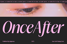 GC Once After - Display Sans
