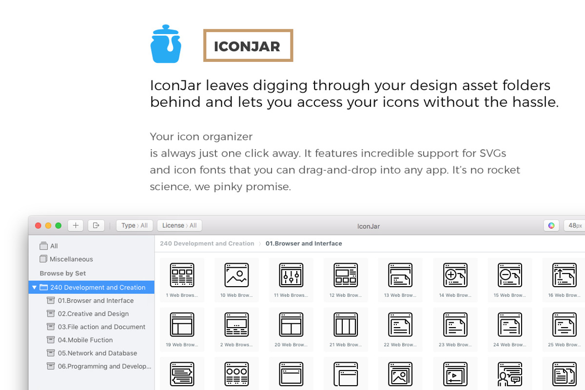 240 Development & Creation Icons, an Outline Icon by Just Icon (Photo 5 of 6)