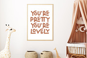 Emotion Flower - All Caps Display, a Sans Serif Font by Airotype (Thumbnail 6 of 12)