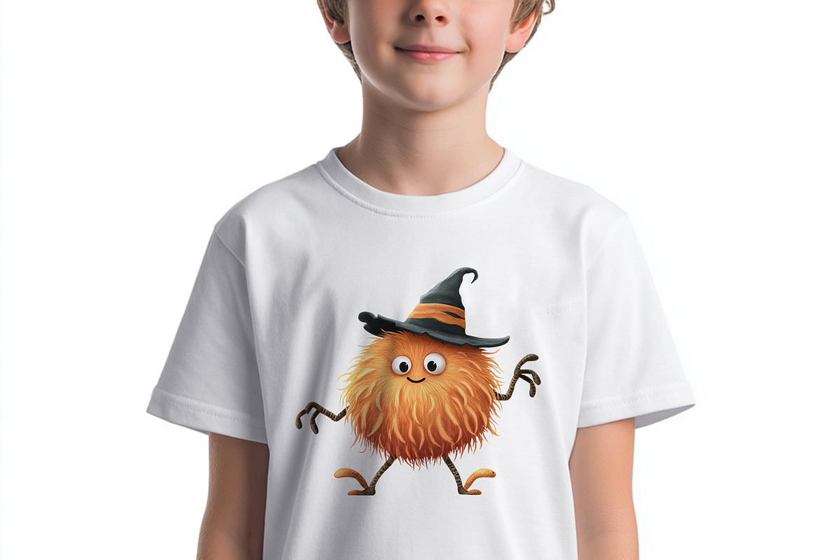 MONSTER Halloween watercolor clipart, an Object Illustration by Pattern + watercolor (Photo 5 of 5)