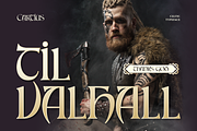 Cartius, a Serif Font by Burntilldead (Thumbnail 12 of 12)