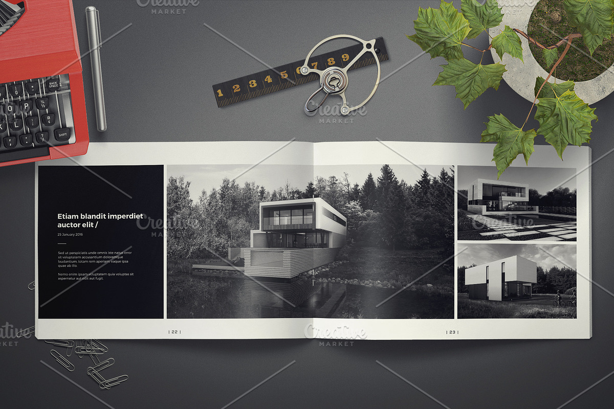 Architecture Landscape Brochure, a Brochure Template by ShapShapy (Photo 12 of 18)