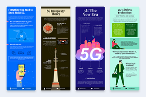 5G Technology Infographics Template