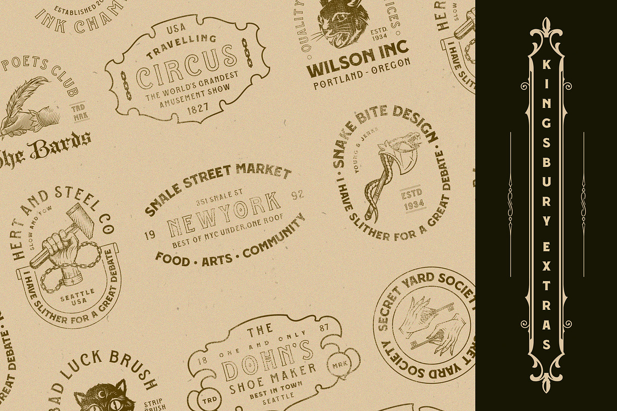 WT Kingsbury Font Bundle, a Font by Winston Type Co. (Photo 15 of 17)