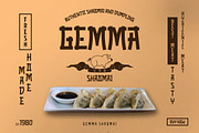 GAYANA Faux Japanese Font, a Font by twinstd (Thumbnail 4 of 10)