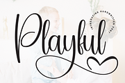 Playful | Script Font, a Handwritten Font by Scratchones (Thumbnail 1 of 9)