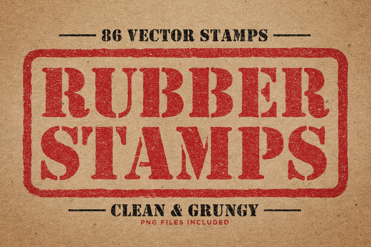 Rubber Stamps Vector Pack Volume 2, an Object Graphic by Design Panoply (Photo 1 of 4)