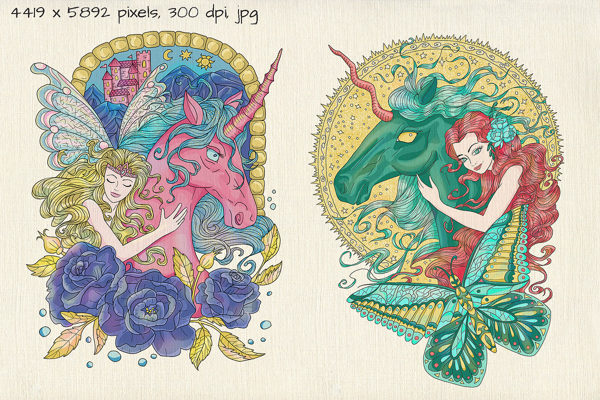 Magic Unicorns, part II, an Animal Illustration by Samiramay (Photo 4 of 5)