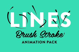 Lines - Brush Stroke Animation Pack