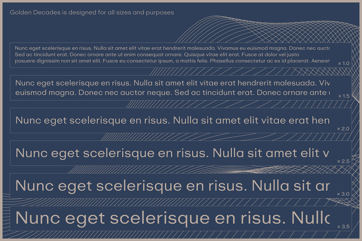 Golden Decades, a Sans Serif Font by Dharma Type (Photo 6 of 12)