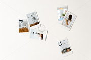 Vintage Photo Pile Mockup | PSD, PNG, a Product Mockup by Pretty Techie (Thumbnail 2 of 2)