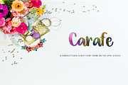 Carafe Casual Script, a Script Font by OnTheSpotStudio (Thumbnail 1 of 4)