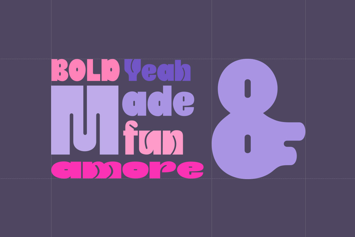 Gumony - Display Font, a Sans Serif Font by FHFont (Photo 3 of 7)