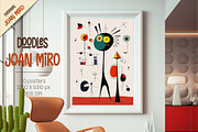 Posters in the style of Joan Miro 01, a Decorative Illustration by KENO Mascots (Thumbnail 5 of 6)