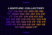 Fussion - Techno Ligature, a Sans Serif Font by Variatype (Thumbnail 10 of 11)
