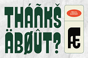 Reactro - Bold Retro Condensed Font, a Sans Serif Font by Typia Nesia (Thumbnail 5 of 15)
