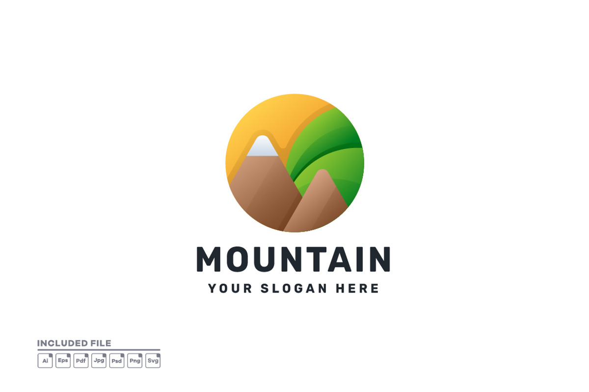 Abstract Mountain Logo Design, a Branding & Logo Template by yuanesei