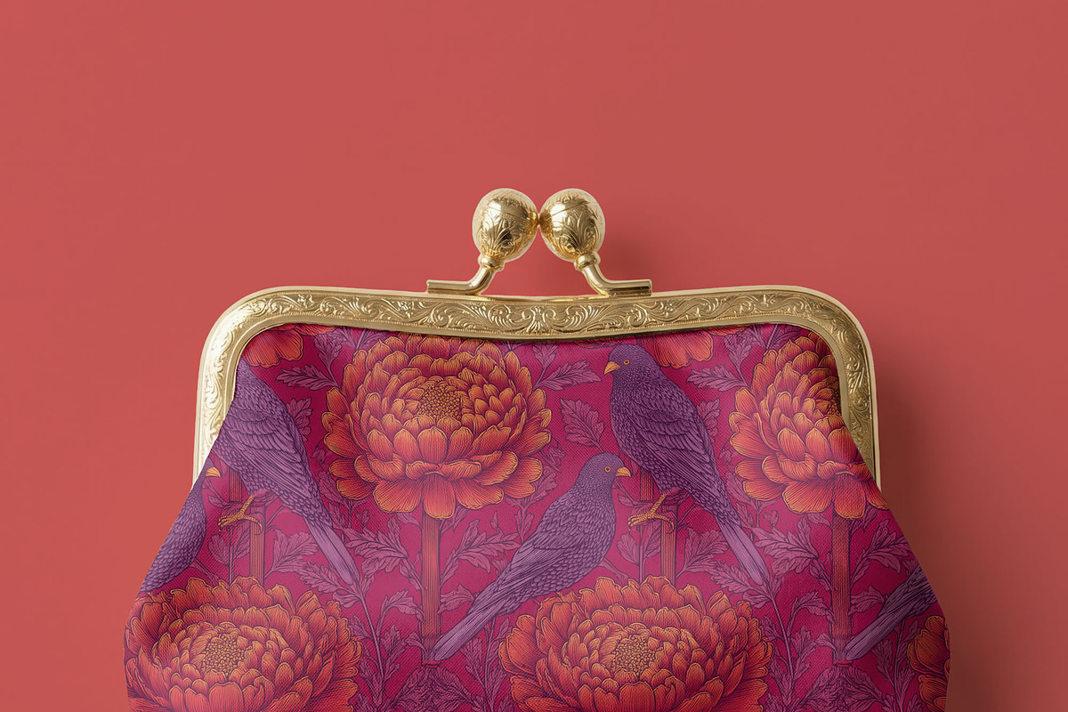 Satin Kiss-Lock Purse Mockup PSD, a Product Mockup by 1001 mockups (Photo 7 of 9)
