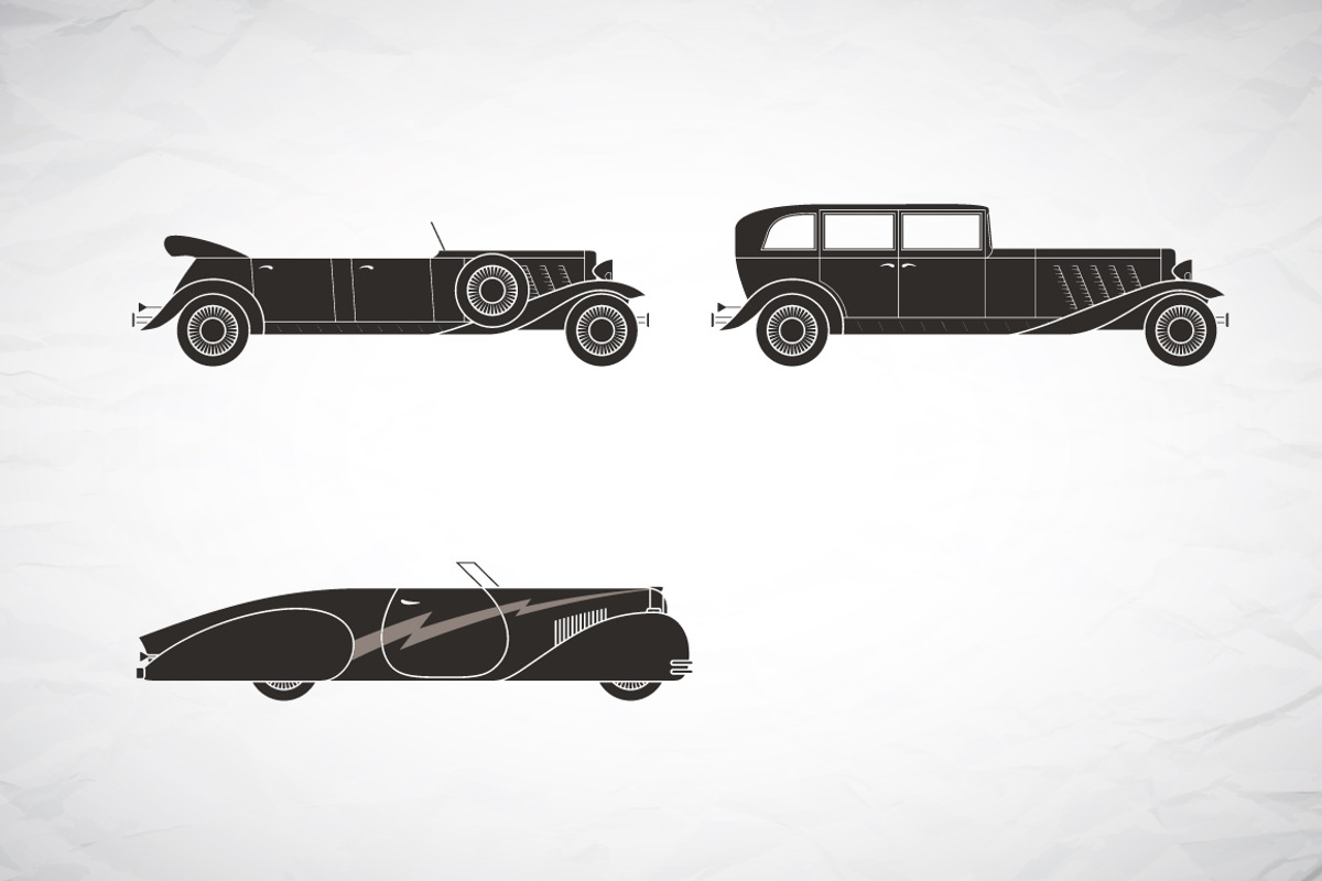 14 icons of retro cars preview 5