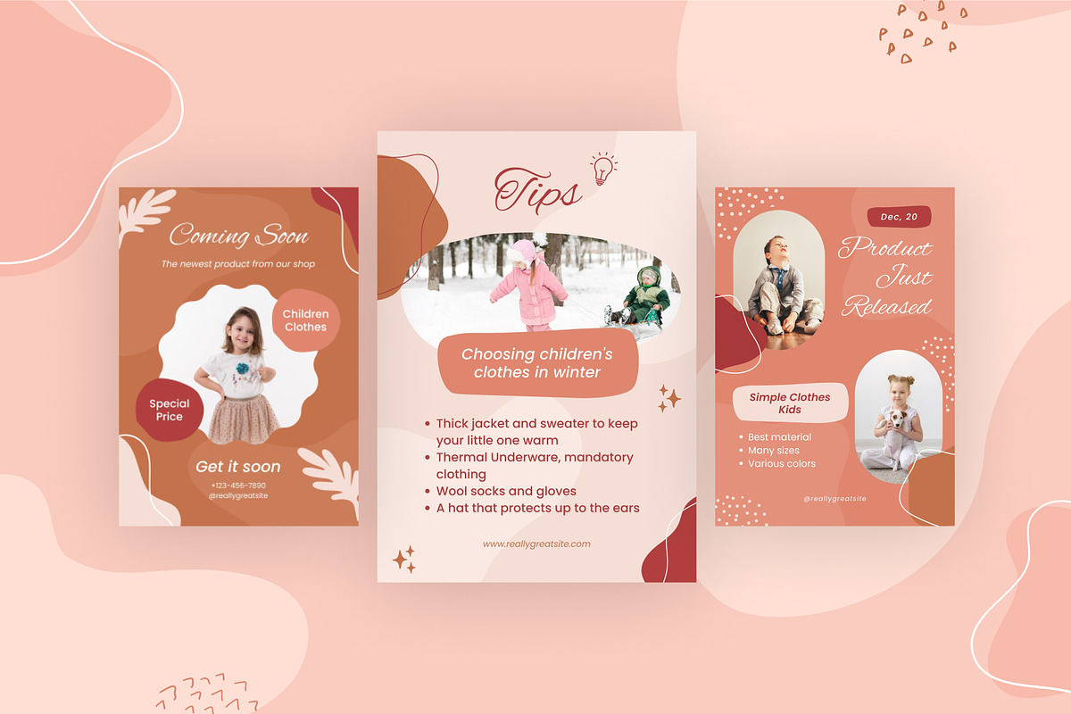 Abstract Sale 3in1 Canva Template, a Social Media Template by Brandearth RRGraph (Photo 7 of 11)