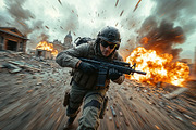 12 Modern Warfare Stock Photo Bundle, a Technology Photo by StockVerse Creative (Thumbnail 11 of 13)