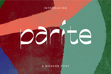 Parite Font