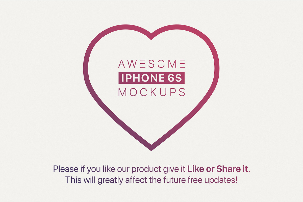 Awesome iPhone 6S Mockups, an iPhone Mockup by Mockups & Illustrations (Photo 11 of 11)
