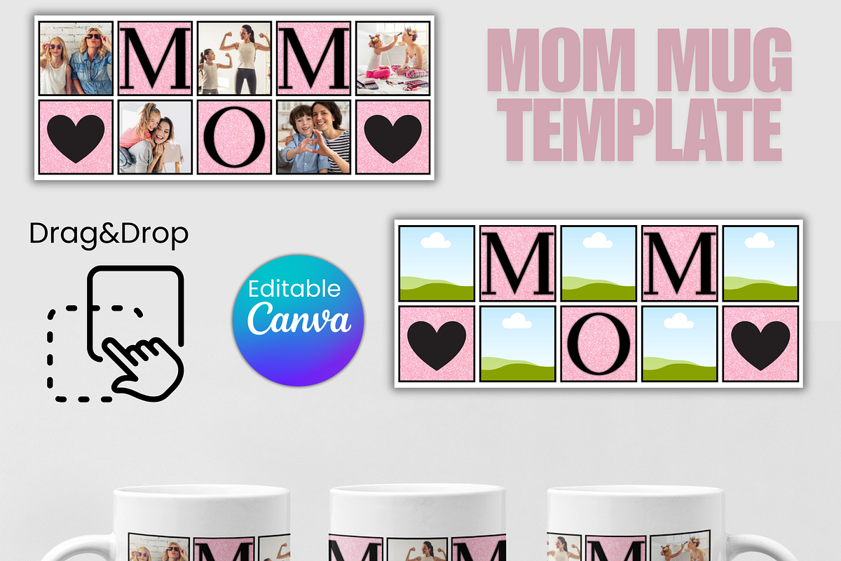 MOM Photo Mug Design 340, a Graphic by AtacanDigital (Photo 3 of 4)