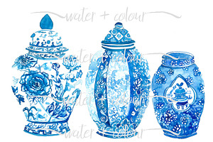 Downloadable Ginger Jar trio