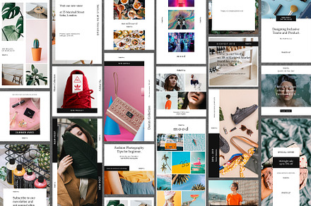 Noesa Story & Post Templates Canva