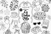La Dolce Vita: Italian Clipart, a Food Illustration by Victoruler (Thumbnail 1 of 9)