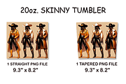Fashionable Cowgirl 20oz Tumbler, an Arts & Entertainment Photo by LamanAzalea (Thumbnail 2 of 2)