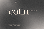 OV Cotin Serif Font Family, a Serif Font by OV Type (Thumbnail 1 of 16)