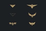 60 Vector Eagles + Bonus, an Object Graphic by Damien (Thumbnail 3 of 11)
