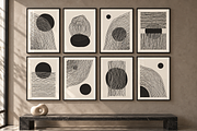 24 Minimalist Printable Wall Art Set, a Background Graphic by C Design Studio (Thumbnail 2 of 8)