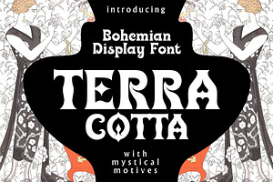 Terra Cotta - Bohemian Display Font