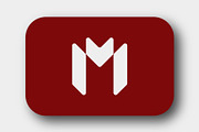 Modern Red M Logo on White Backgroun, a Branding & Logo Template by Salman Shop (Thumbnail 2 of 4)