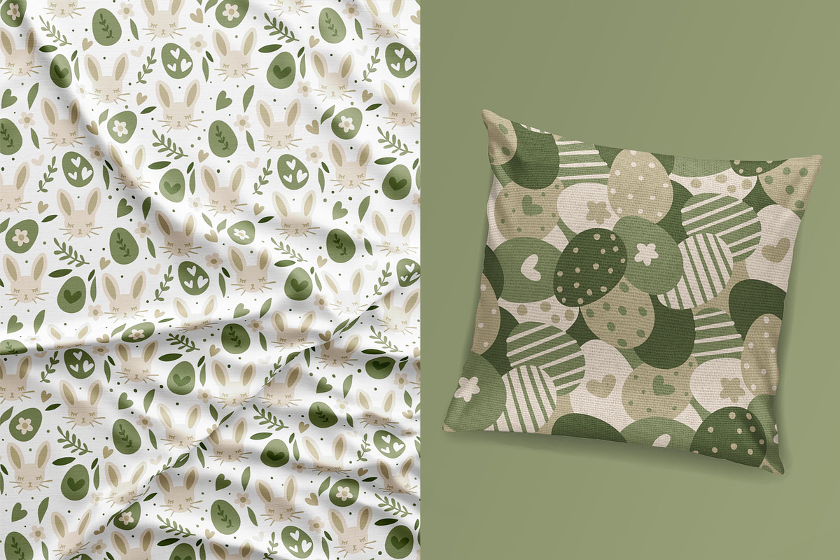 EASTER set. Patterns and postcards, a Pattern Graphic by pineart (Photo 6 of 6)