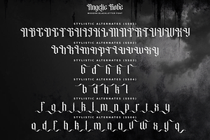 Angelic Robe - Blackletter Font