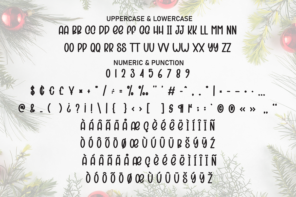 Monday Christmas | Script Font, a Script Font by Scratchones (Photo 7 of 8)