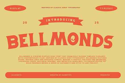 Bellmonds - Bold Serif